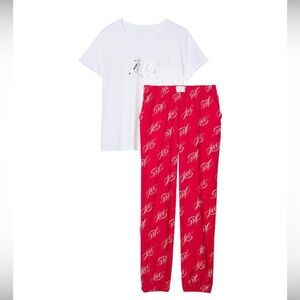 NWT VS FLANNEL 2 PIECE TEE-JAMA PJ’S